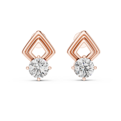 Lysandra 7 mm Diamond Earrings
