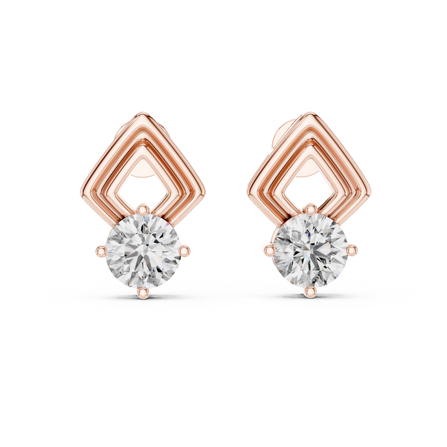 Lysandra 7 mm Diamond Earrings