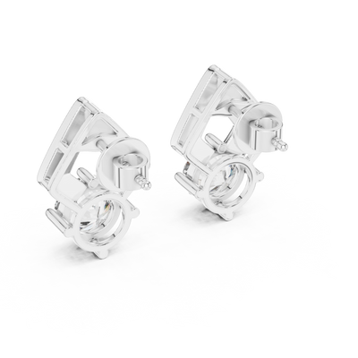 Lysandra 7 mm Diamond Earrings