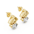 Lysandra 7 mm Diamond Earrings