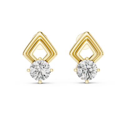 Lysandra 7 mm Diamond Earrings