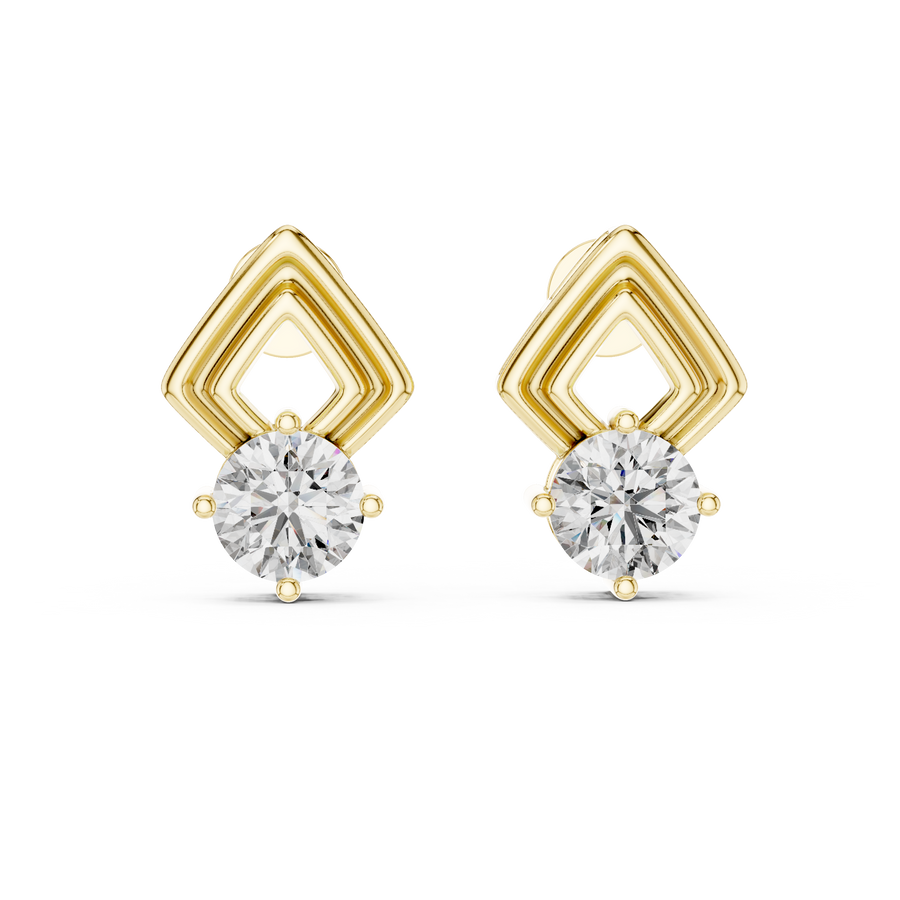 Lysandra 7 mm Diamond Earrings
