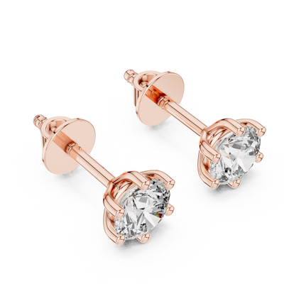 Aveline 5.2 mm Diamond Earrings
