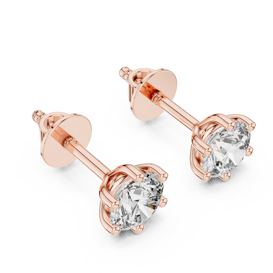 Aveline 5.2 mm Diamond Earrings