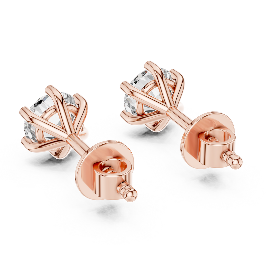 Aveline 5.2 mm Diamond Earrings