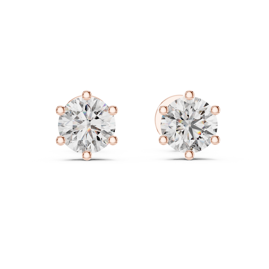 Aveline 5.2 mm Diamond Earrings