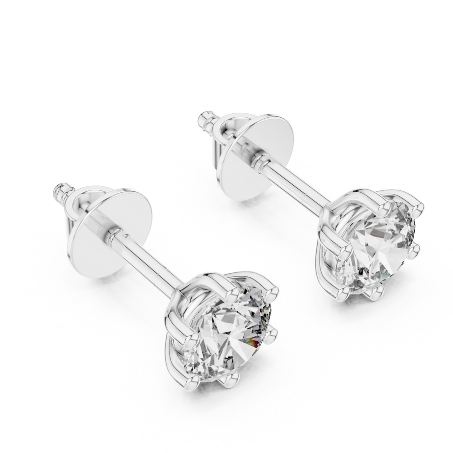 Aveline 5.2 mm Diamond Earrings