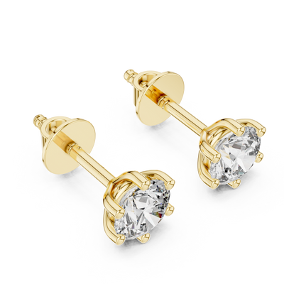 Aveline 5.2 mm Diamond Earrings