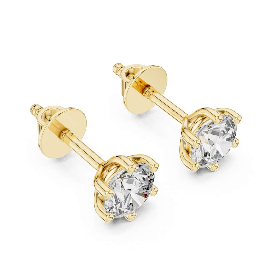 Aveline 5.2 mm Diamond Earrings