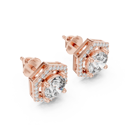 Vivienne 7 mm Diamond Earrings