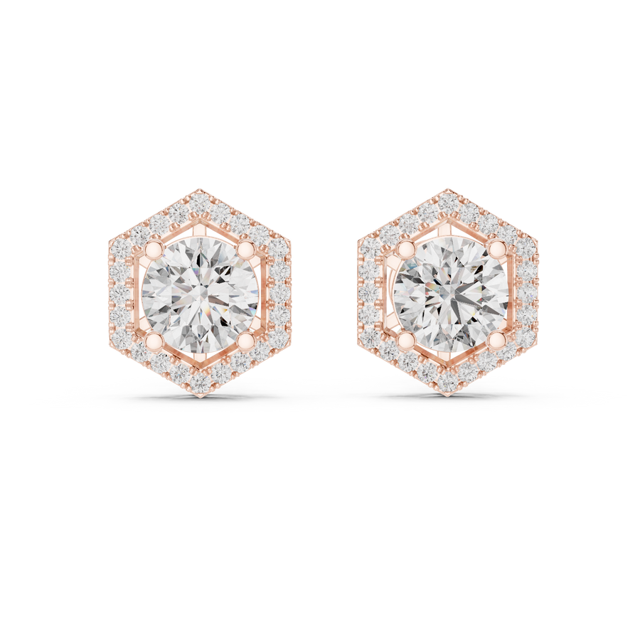 Vivienne 7 mm Diamond Earrings