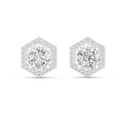 Vivienne 7 mm Diamond Earrings