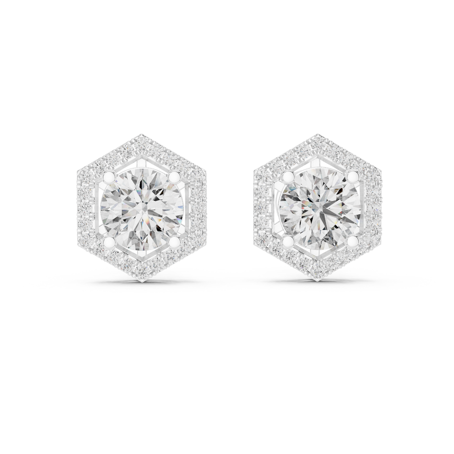 Vivienne 7 mm Diamond Earrings