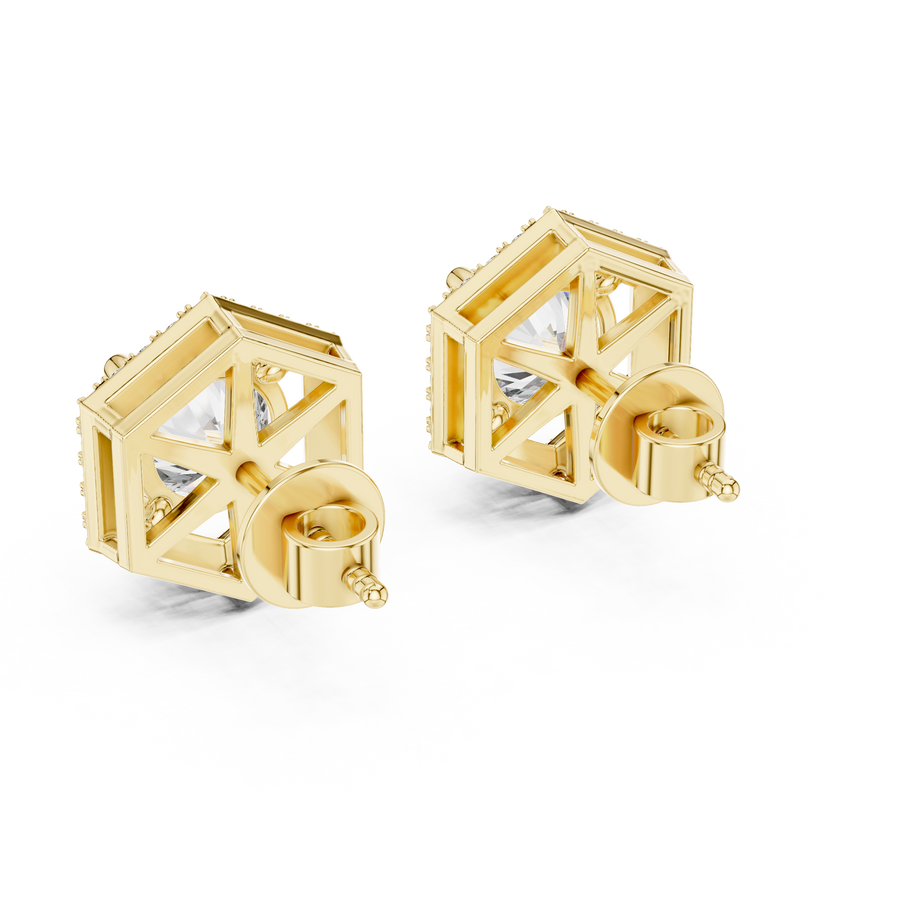 Vivienne 7 mm Diamond Earrings