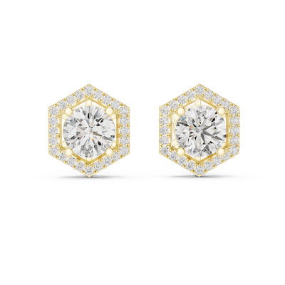 Vivienne 7 mm Diamond Earrings