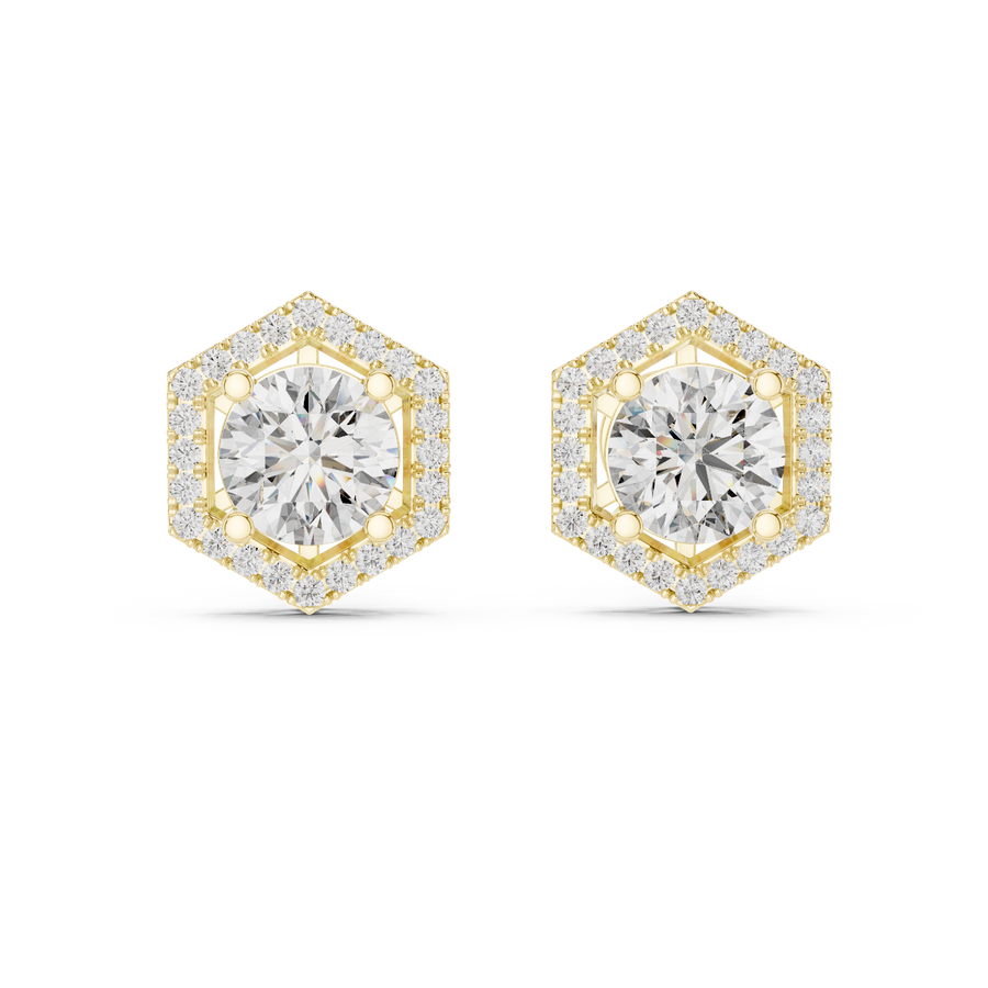 Vivienne 7 mm Diamond Earrings