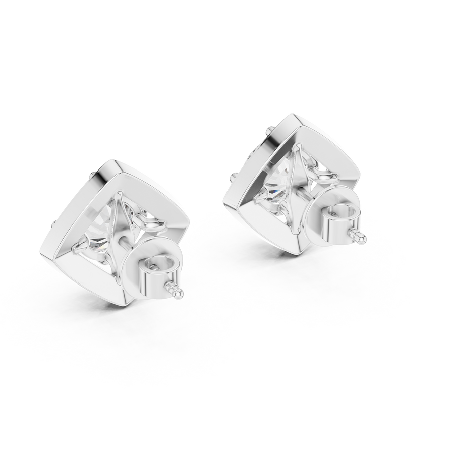 Adeline 7 mm Diamond Earrings