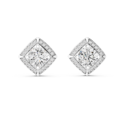 Adeline 7 mm Diamond Earrings