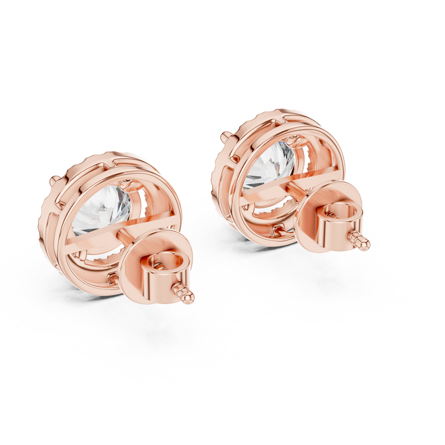 Camille 7 mm Diamond Earrings