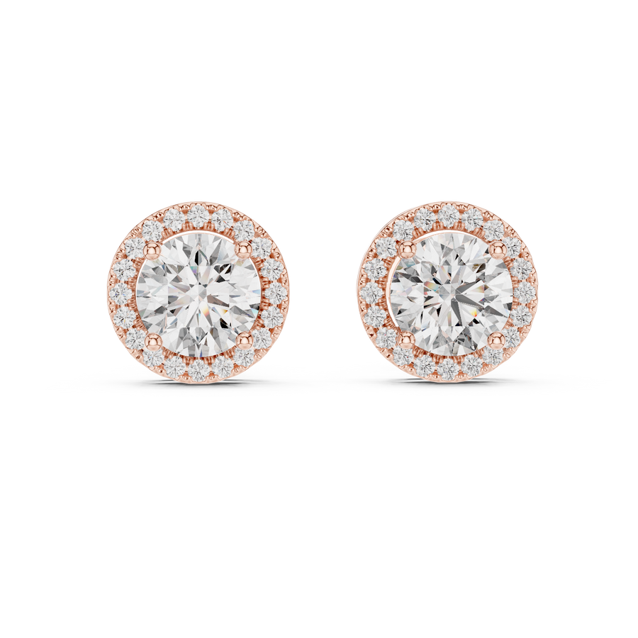 Camille 7 mm Diamond Earrings