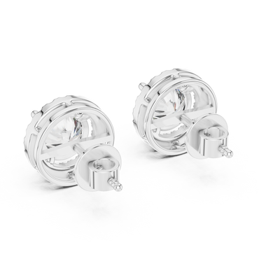 Camille 7 mm Diamond Earrings
