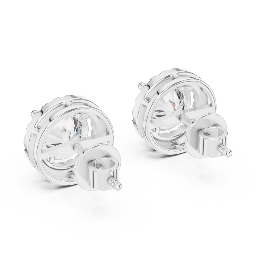 Camille 7 mm Diamond Earrings