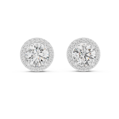 Camille 7 mm Diamond Earrings