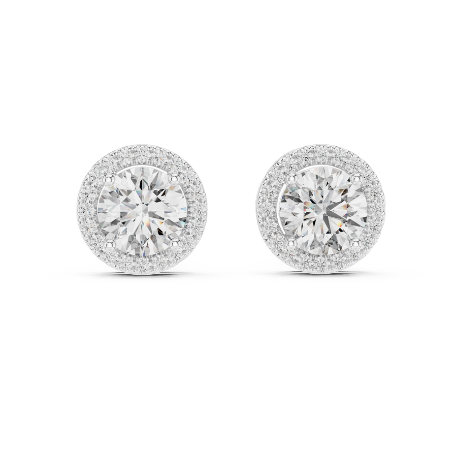 Camille 7 mm Diamond Earrings