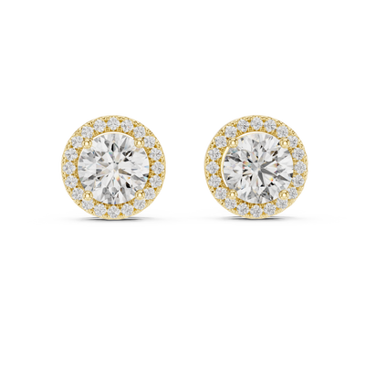 Camille 7 mm Diamond Earrings