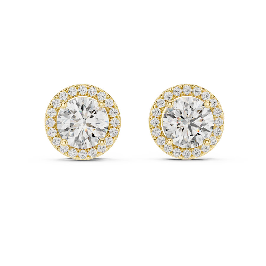 Camille 7 mm Diamond Earrings