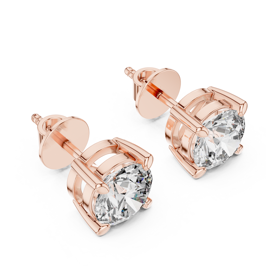Amaris 7.00 mm Diamond Earrings