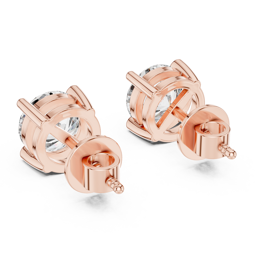 Amaris 7.00 mm Diamond Earrings