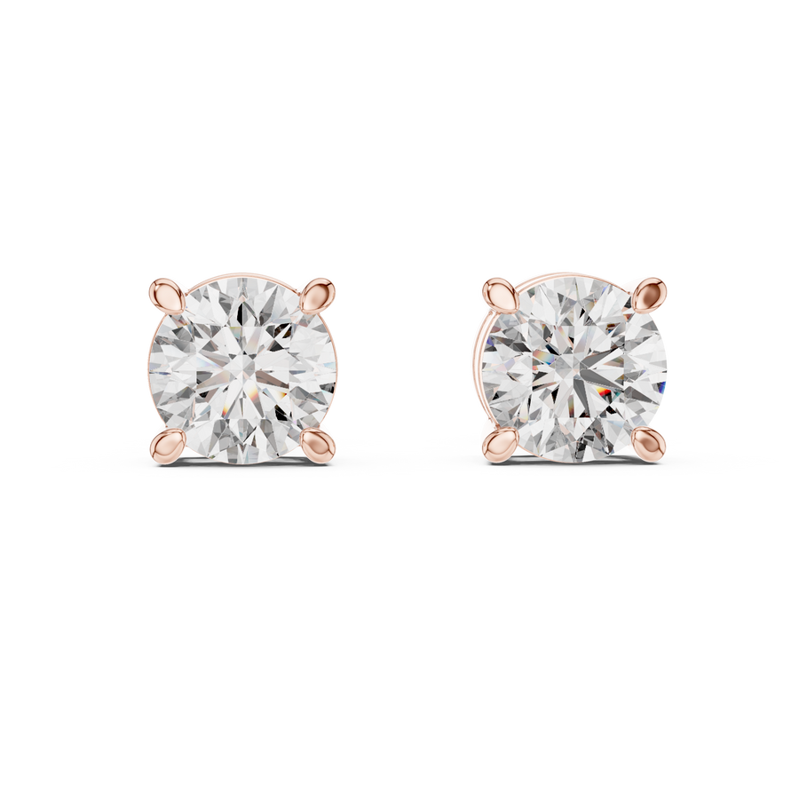 Amaris 7.00 mm Diamond Earrings