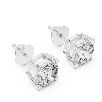 Amaris 7.00 mm Diamond Earrings
