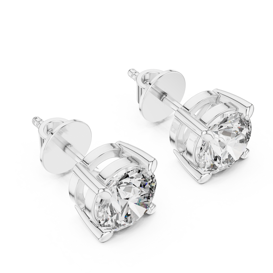 Amaris 7.00 mm Diamond Earrings
