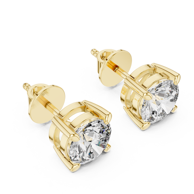 Amaris 7.00 mm Diamond Earrings