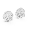 Liora 7.00 mm Diamond Halo Earrings