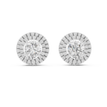 Liora 7.00 mm Diamond Halo Earrings