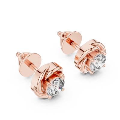 Solenne 3.8 mm Diamond Earrings