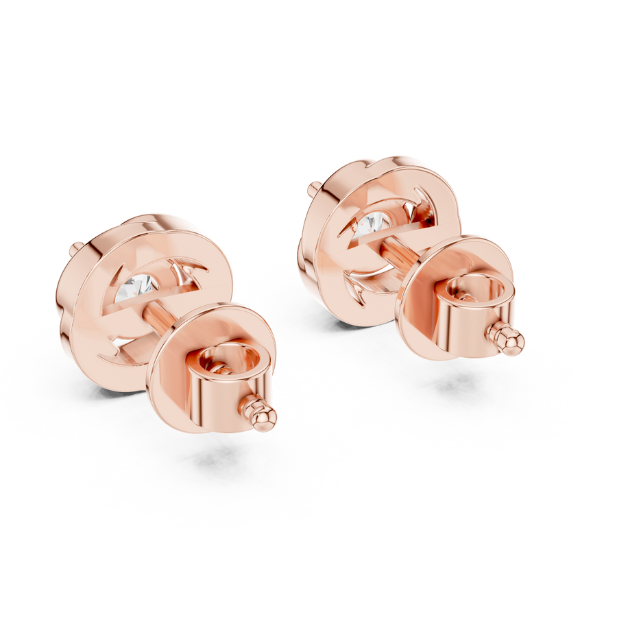 Solenne 3.8 mm Diamond Earrings
