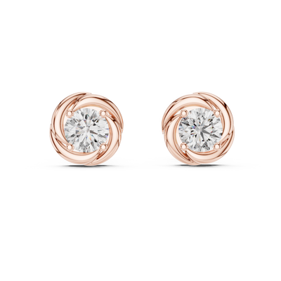 Solenne 3.8 mm Diamond Earrings