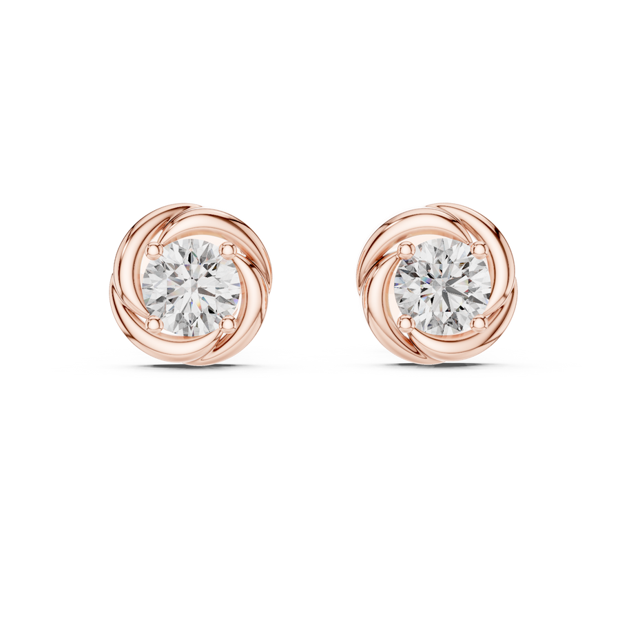 Solenne 3.8 mm Diamond Earrings