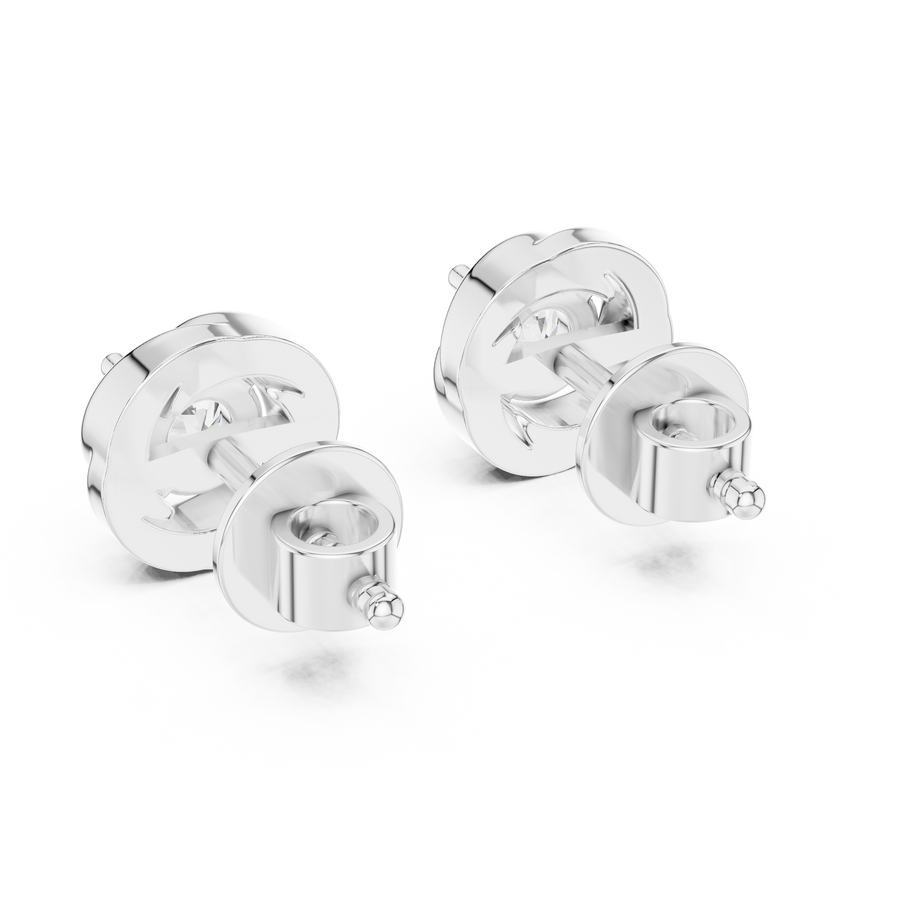 Solenne 3.8 mm Diamond Earrings