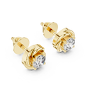 Solenne 3.8 mm Diamond Earrings