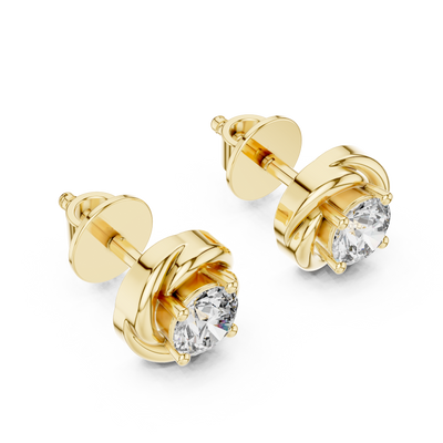 Solenne 3.8 mm Diamond Earrings