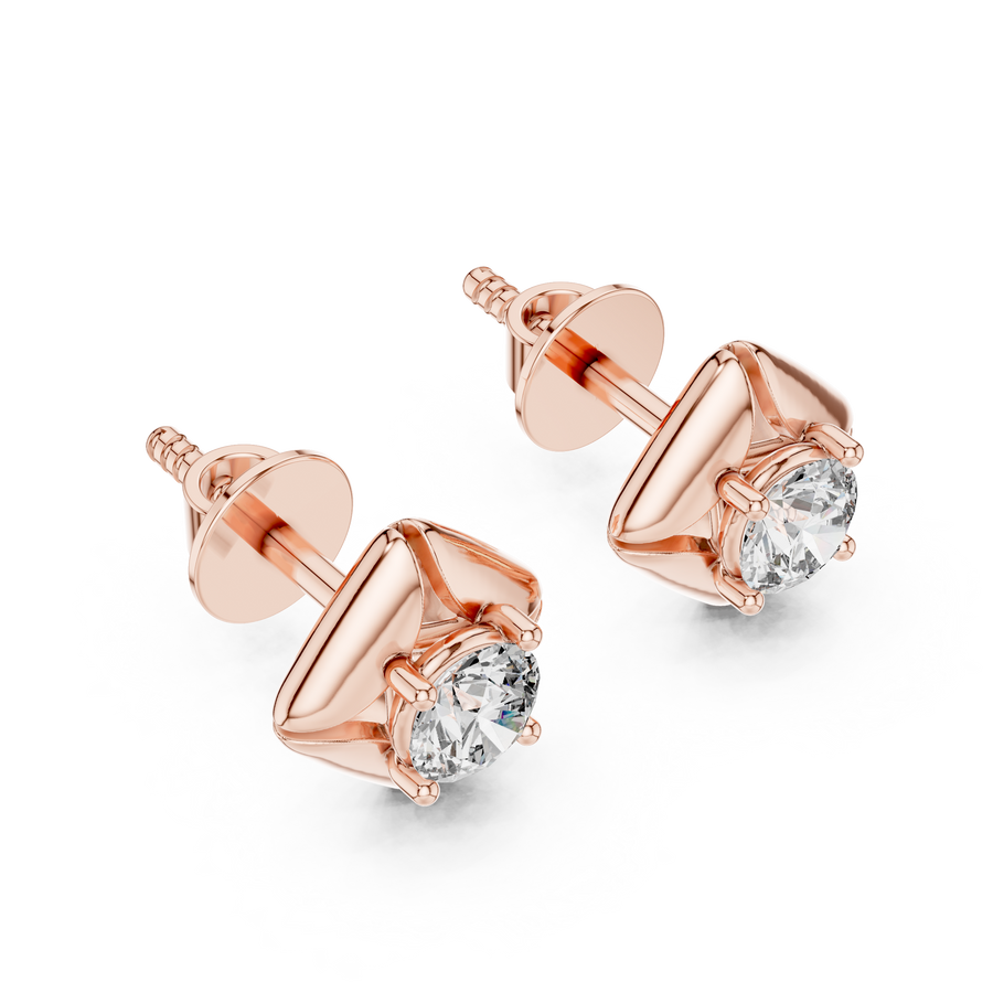Marcelline 3.8 mm Diamond Earrings