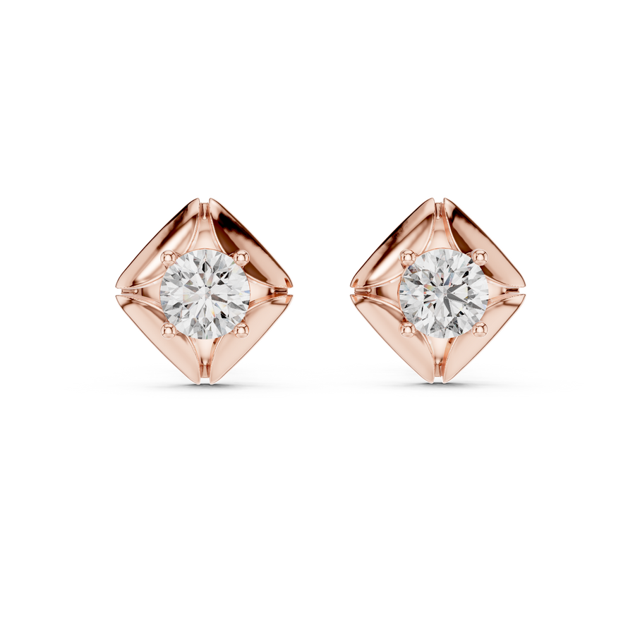 Marcelline 3.8 mm Diamond Earrings