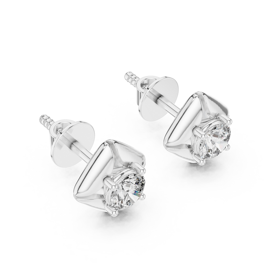 Marcelline 3.8 mm Diamond Earrings