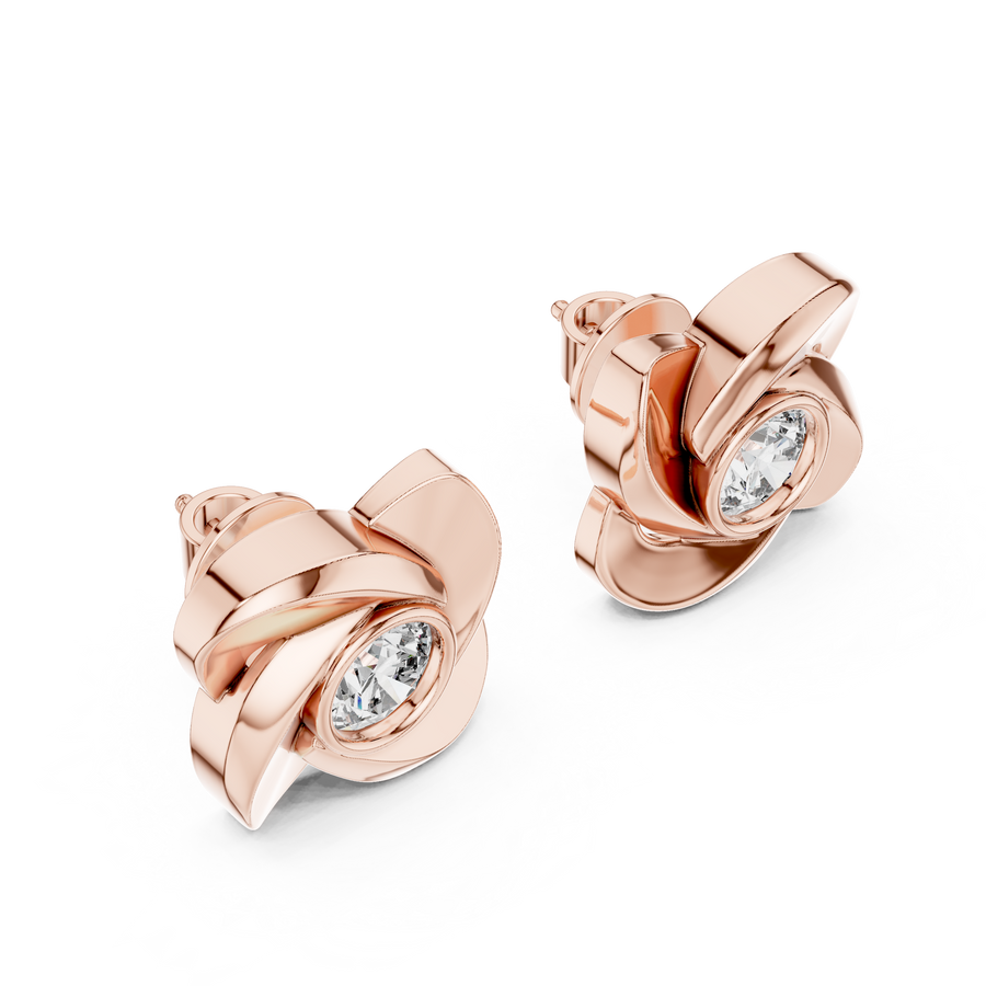 Calista 6.3 mm Diamond Earrings