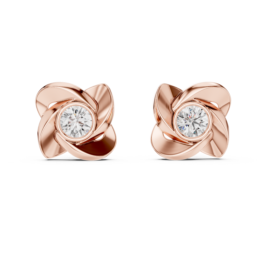 Calista 6.3 mm Diamond Earrings
